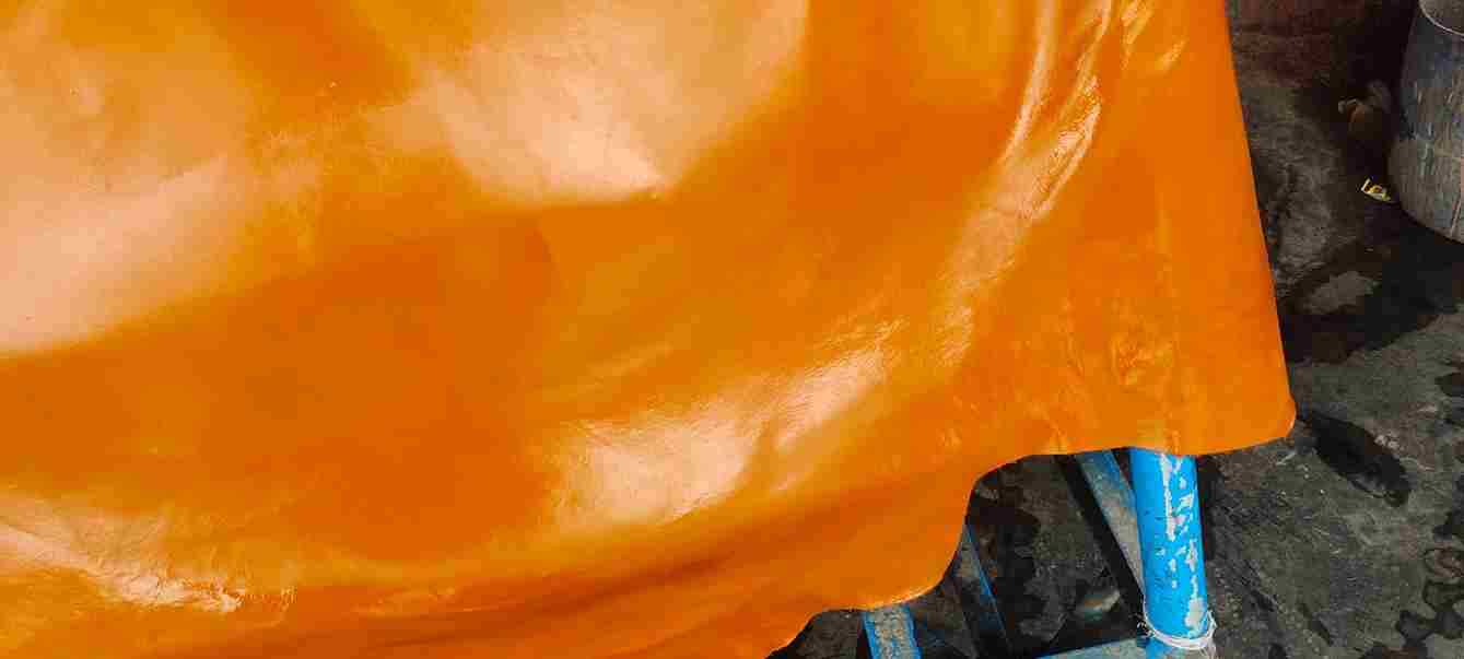 Two toned upholstery leather